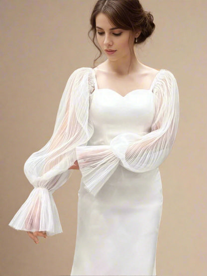 detachable wedding dress sleeves australia