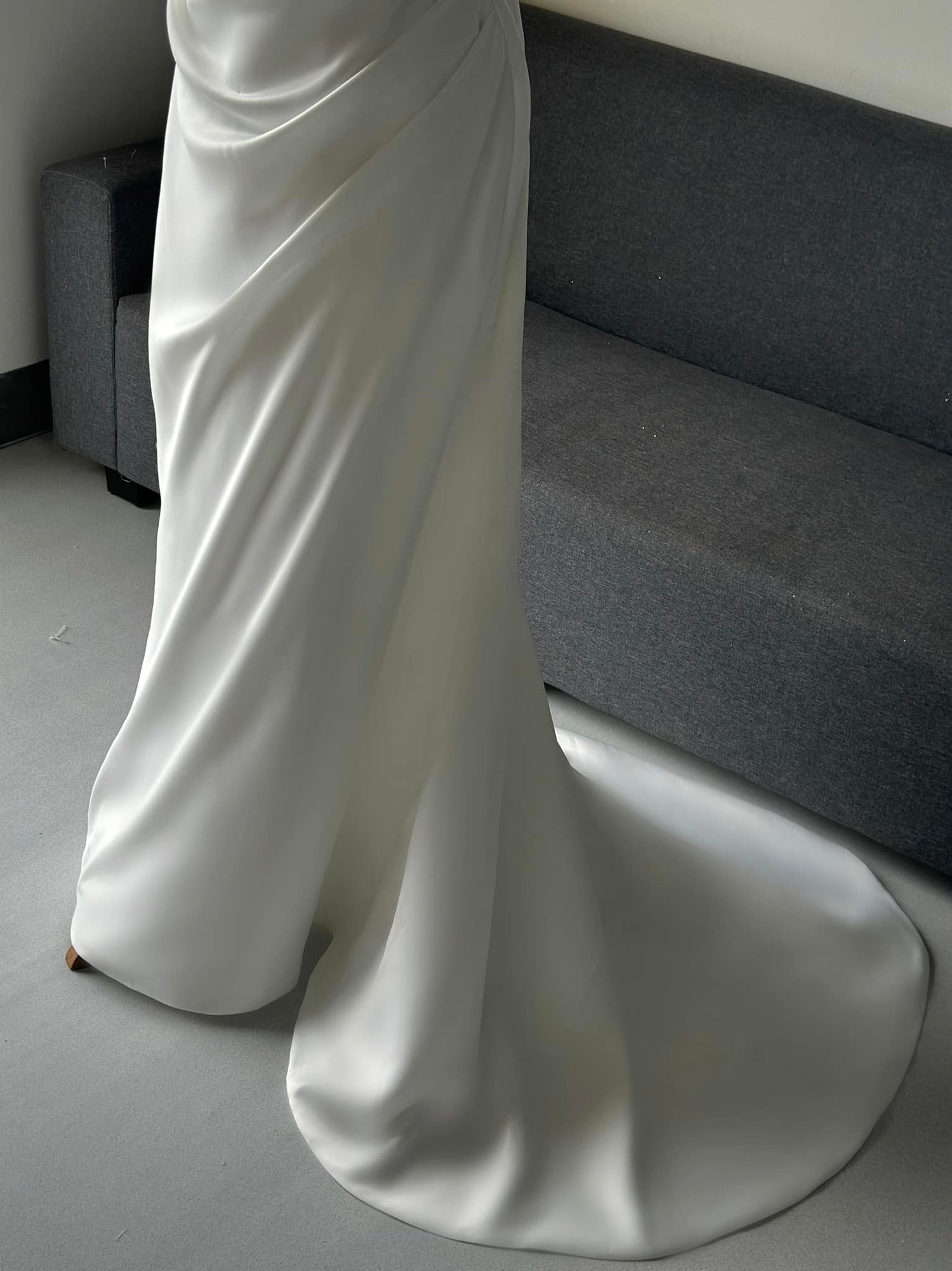 Duchess satin wedding gowns custom Perth Australia Envious Bridal & Formal