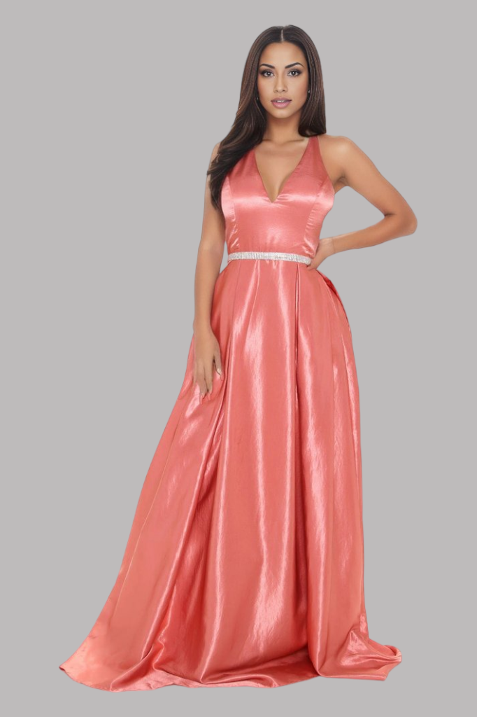 peach formal A line formal dresses perth australia online envious bridal & formal