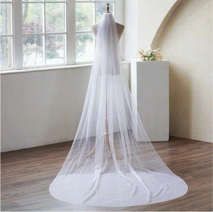 LETA | Simple Tulle Bridal Veil