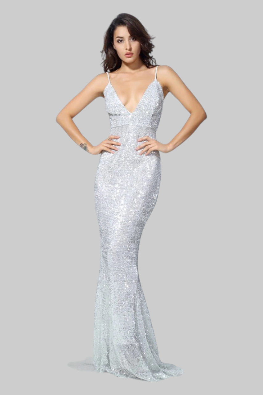 silver sequin ball dresses Perth Australia online Envious Bridal & Formal