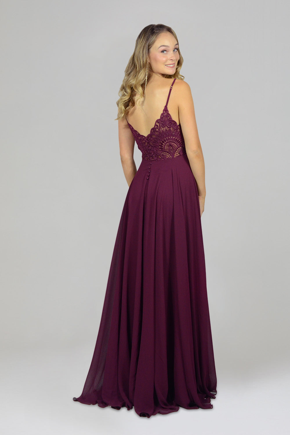 custom made burgundy bridesmaid chiffon dresses perth australia envious bridal & formal