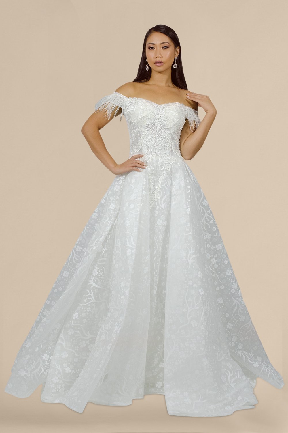 custom made bridal dressmaker vintage A line wedding gown envious bridal & formal