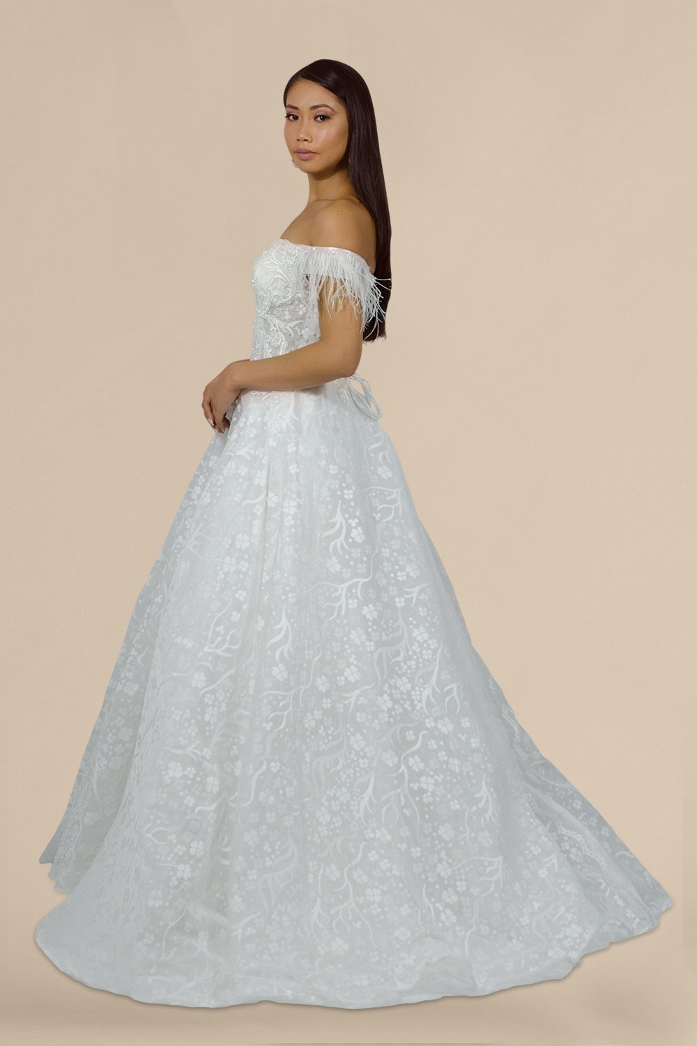 off the shoulder vintage lace wedding gown custom dressmaker perth australia envious bridal & formal