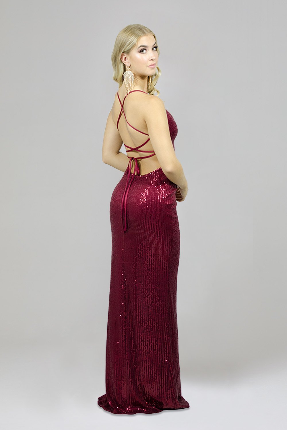 burgundy red sequin formal dresses perth australia online envious bridal & formal