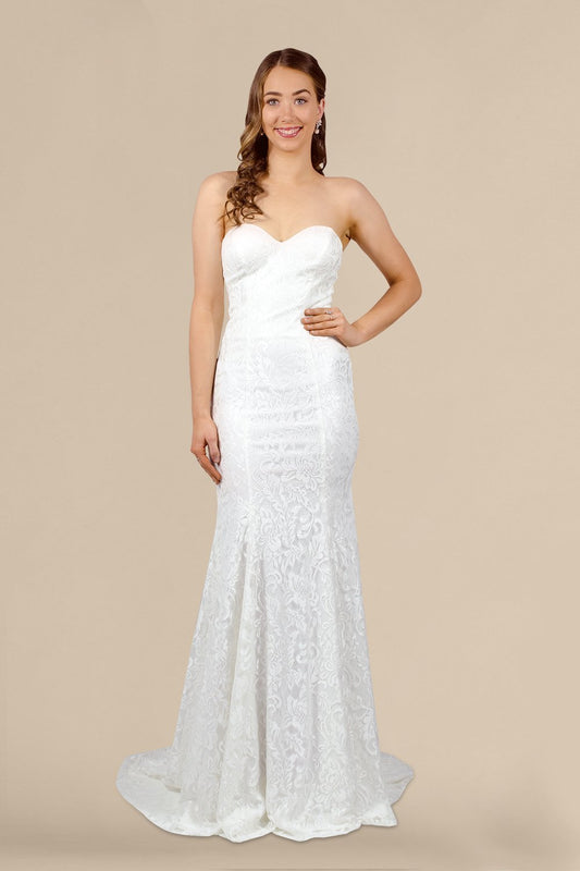 strapless lace beach wedding dresses custom made perth australia online envious bridal & formal