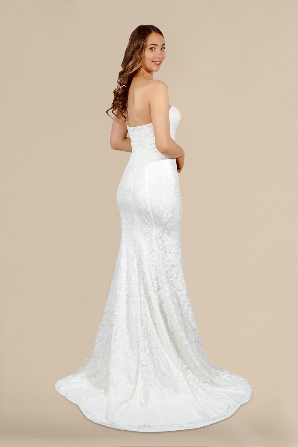 strapless lace mermaid beach wedding dresses perth australia dressmaker envious bridal & formal