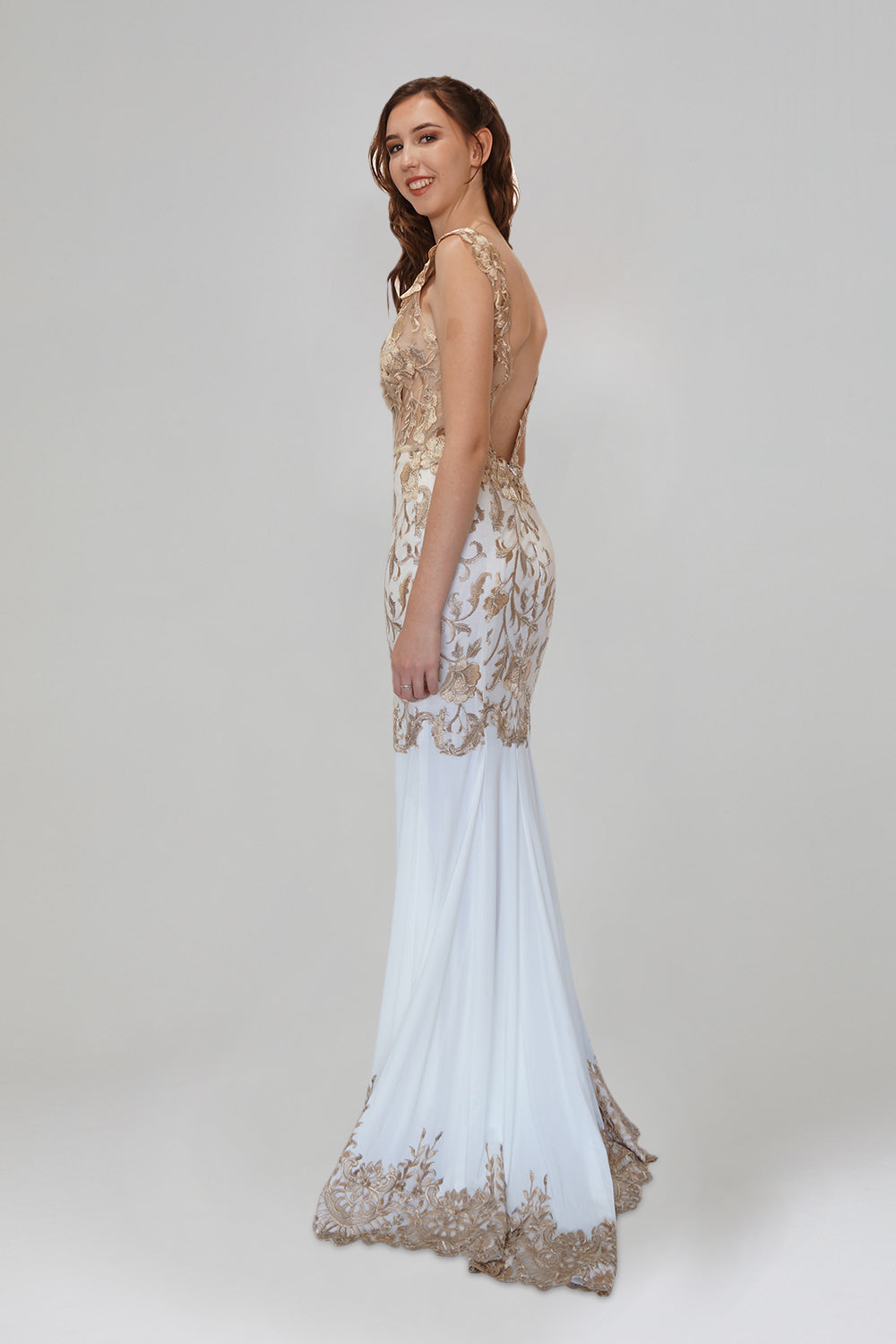 custom gold white bridesmaid dresses perth australia online envuous bridal & formal