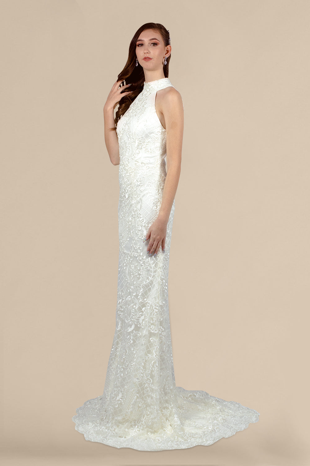 custom made lace wedding gowns dressmaker designer perth australia envious bridal & formal