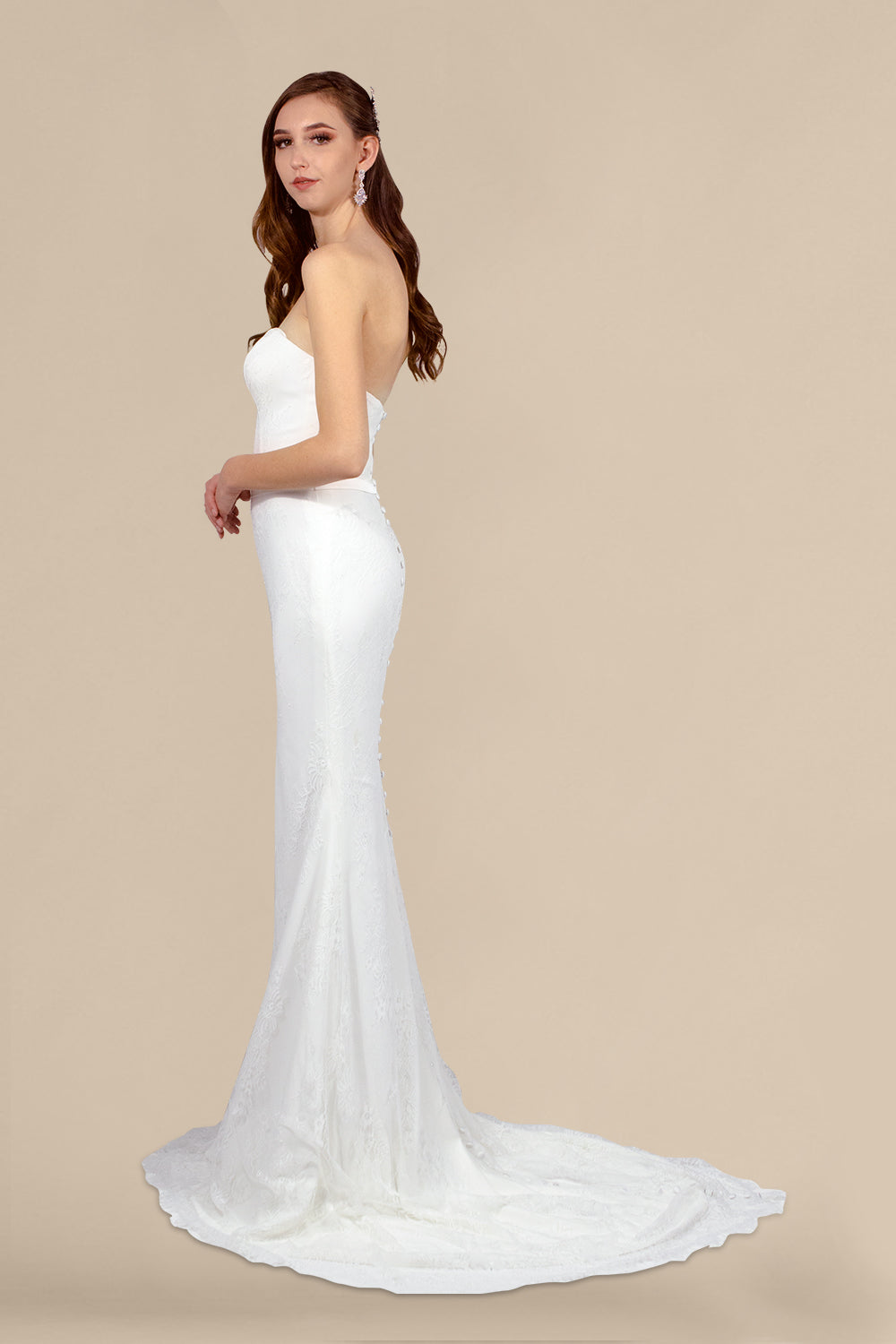 custom made minimalist lace wedding dresses perth dressmaker envious bridal & formal
