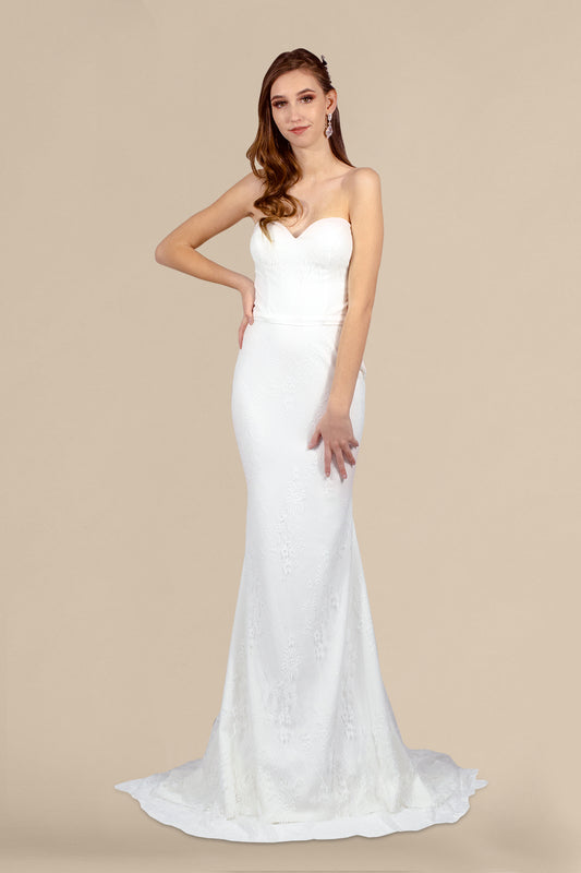 custom made strapless chantilly lace wedding dresses perth australia envious bridal & formal