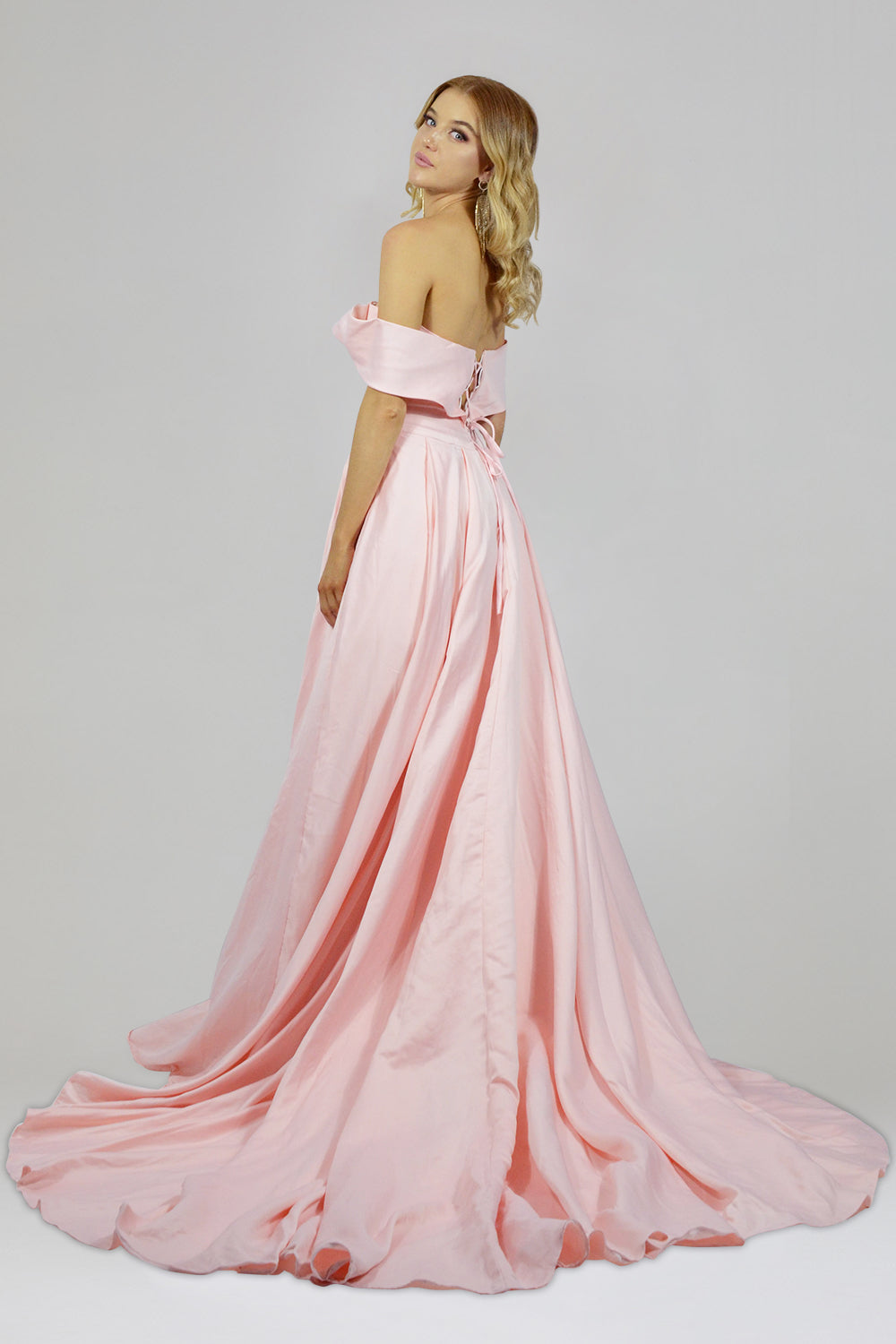 custom pink ball gown wedding dress perth australia online envious bridal formal