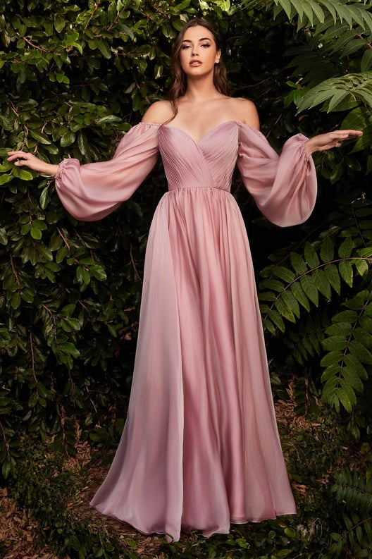 custom pink chiffon off the shoulder long sleeve bridesmaid dresses perth australia envious bridal & formal