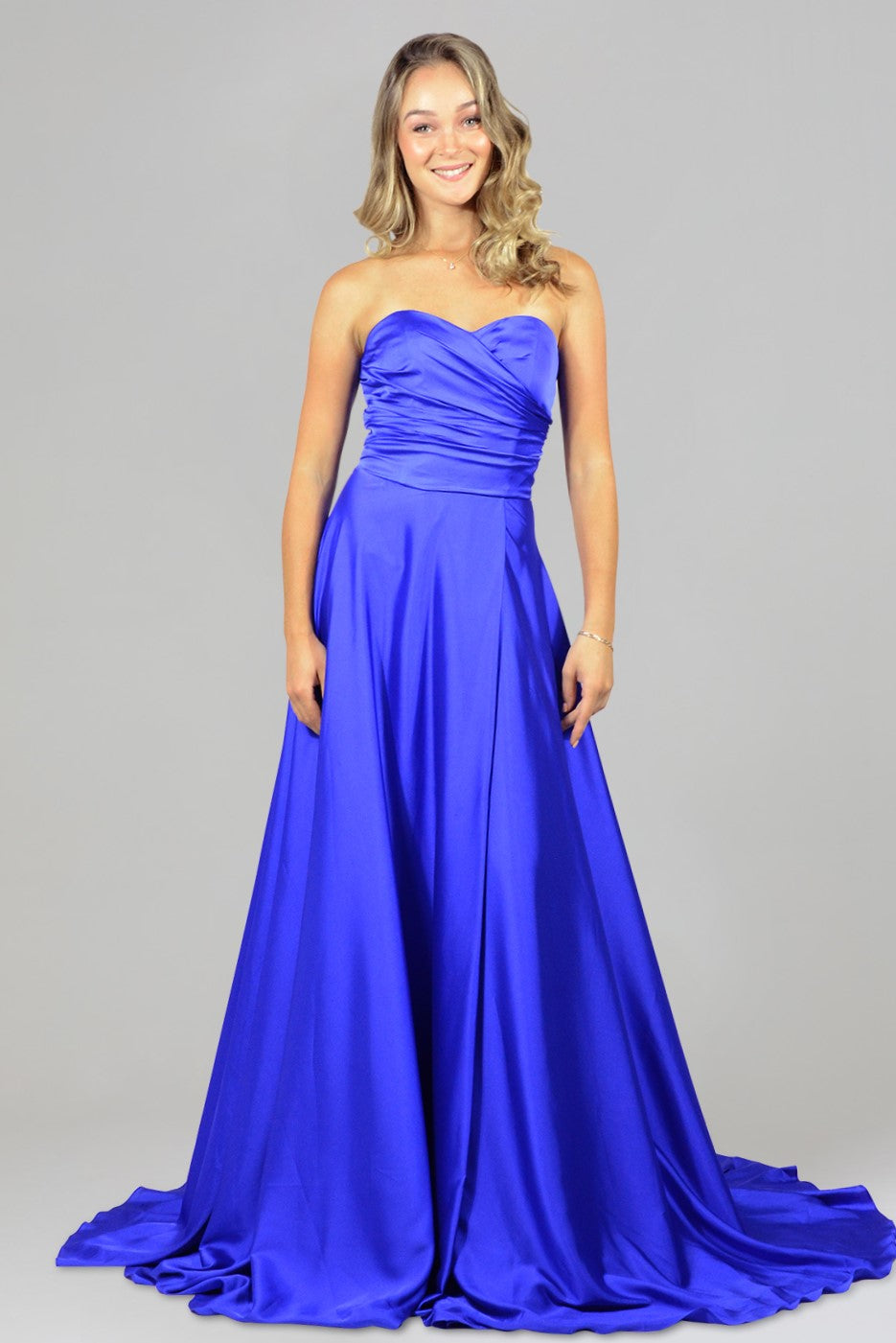 custom royal blue bridesmaid dresses silk satin envious bridal formal perth australia