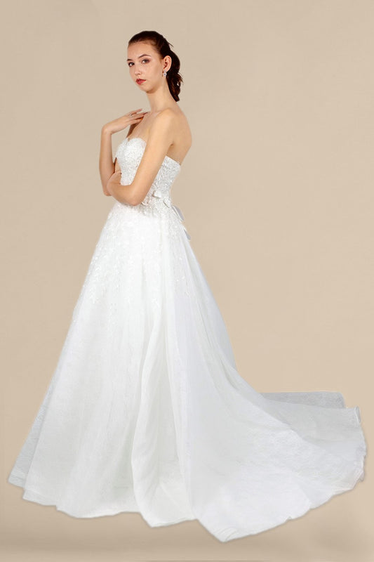 strapless ball gown princess wedding dress custom bridal dressmaker perth envious bridal & formal 