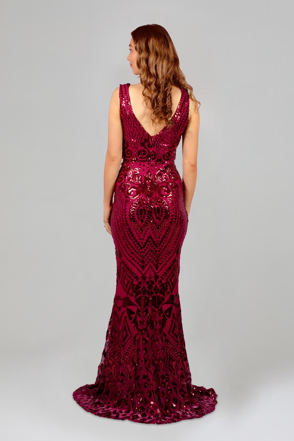 burgundy red sequin bridesmaid dresses dressmaker perth australia envious bridal & formal
