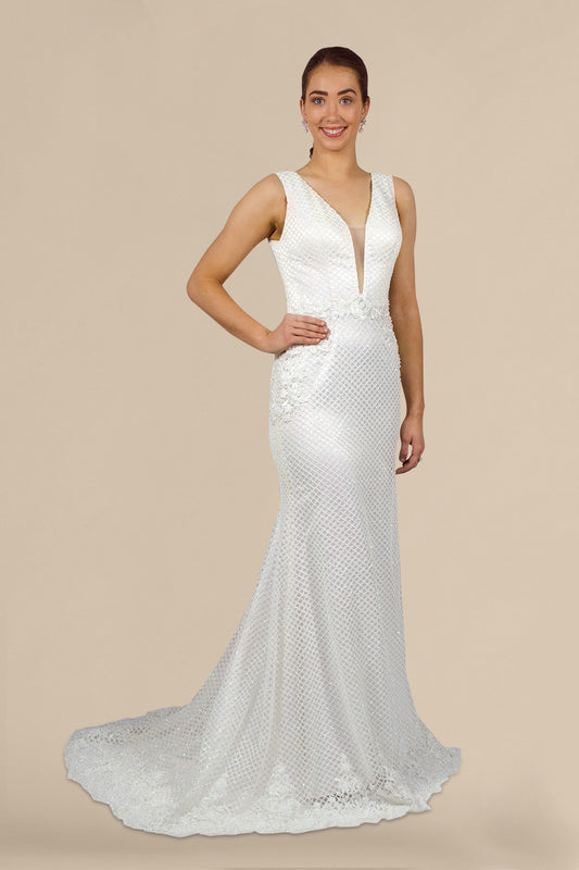 glitter sparkly mermaid wedding gowns custom dressmaker envious bridal & formal
