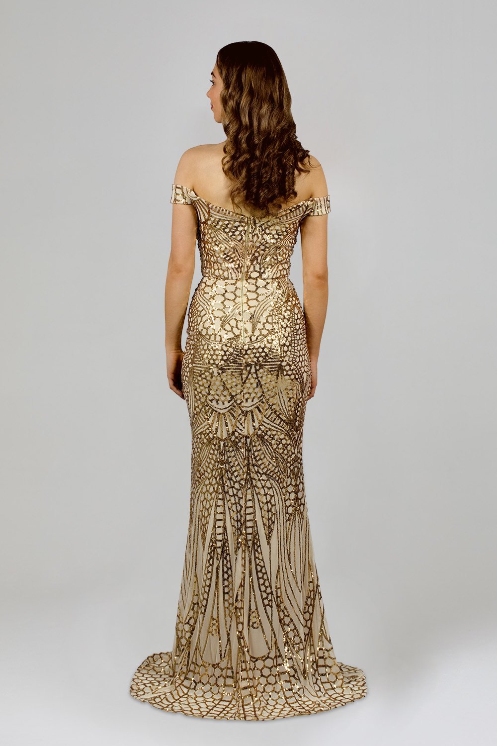 gold sequin formal bridesmaid dresses perth australia custom made envious bridal & formal
