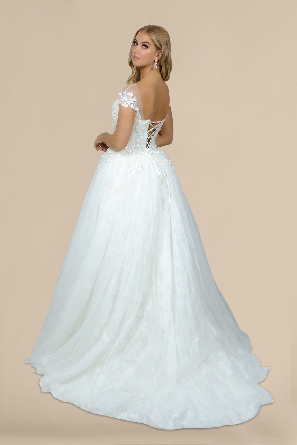 custom made A line wedding dress australia online envious bridal & formal