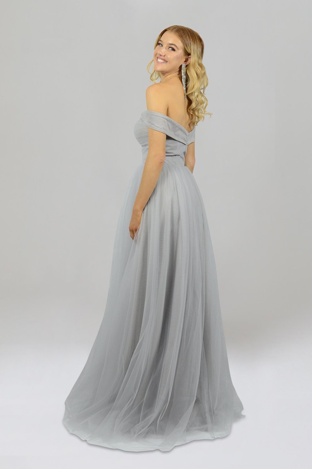 grey tulle bridesmaid dresses online Envious Bridal & Perth Australia