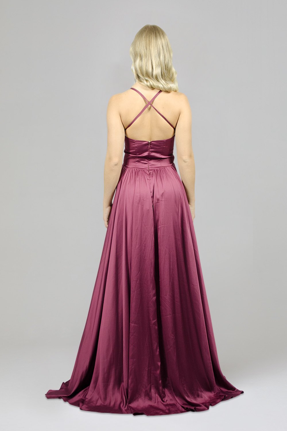 custom made burgundy silk bridesmaid dresses burgundy colour envious bridal & formal