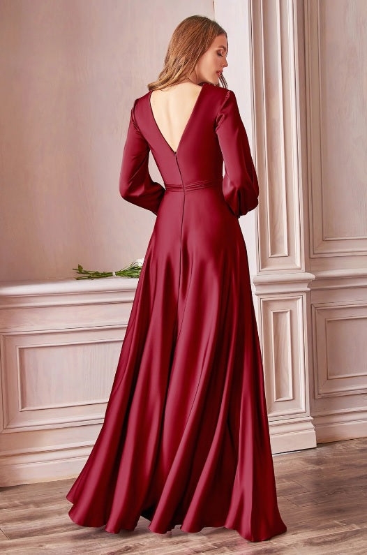 burgundy silk long sleeve bridesmaid dresses perth australia envious bridal & formal