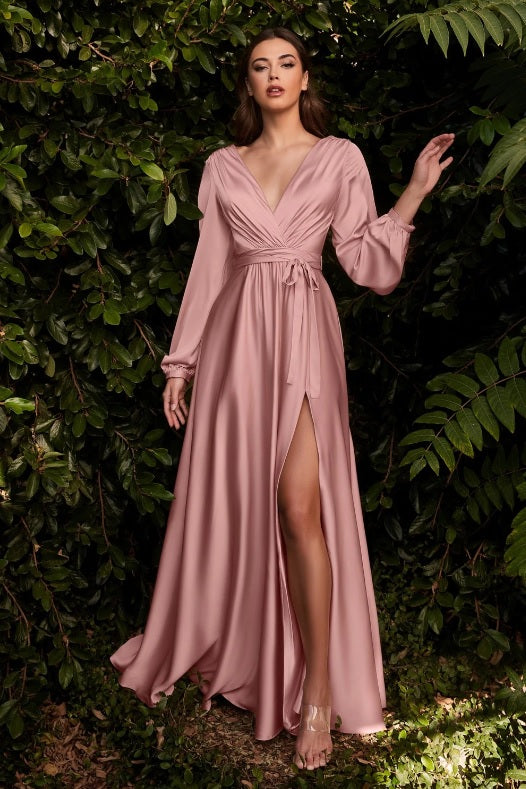 Italian Silk Long Layered Dress – Jacqueline B Clothing