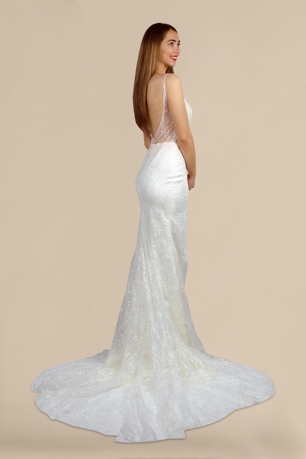 custom made lace beach wedding dresses mermaid style perth australia envious bridal & formal