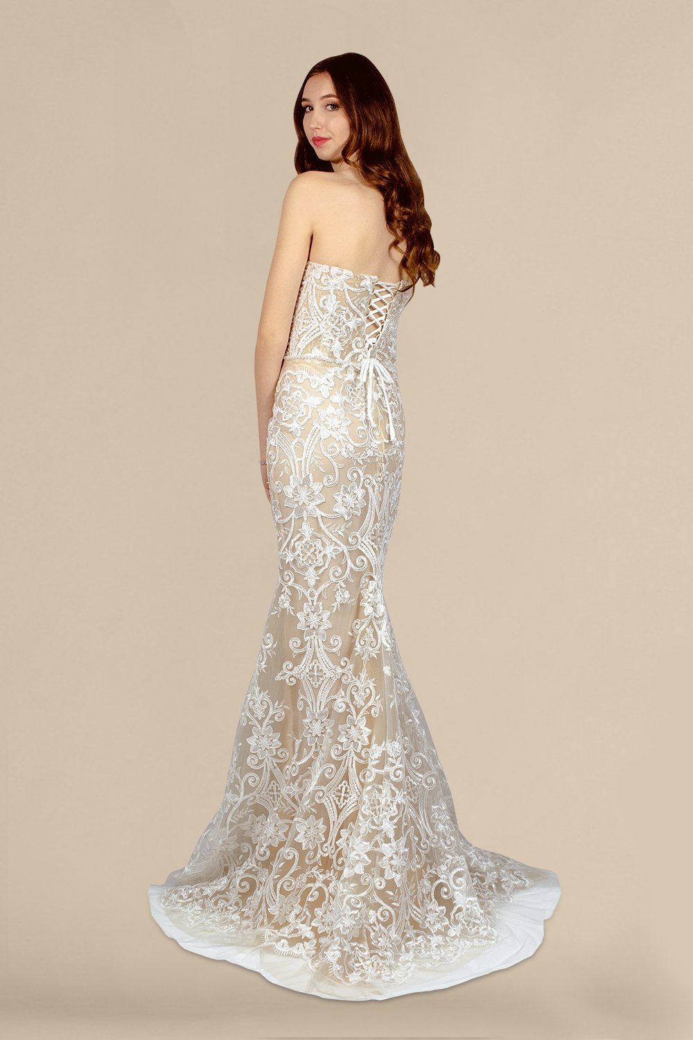 custom made strapless lace mermaid wedding gowns perth australia envious bridal & formal