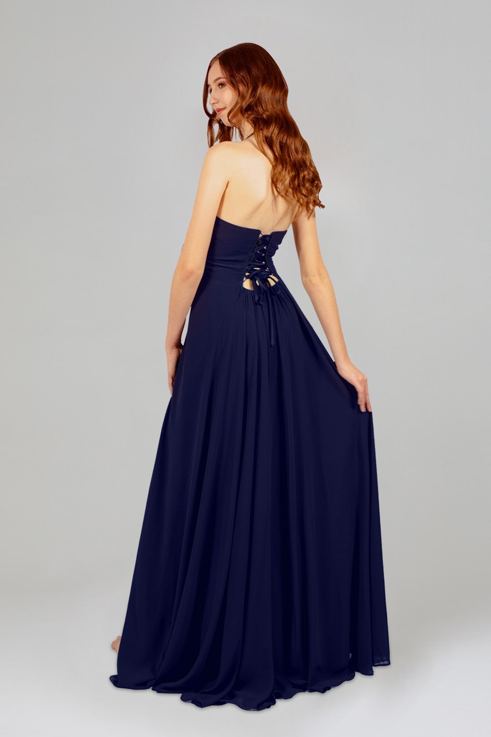 chiffon long bridesmaid dresses navy blue perth australia envious bridal & formal