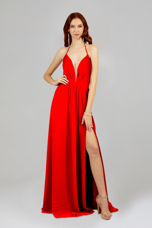 long red chiffon bridesmaid dress perth australia envious bridal & formal