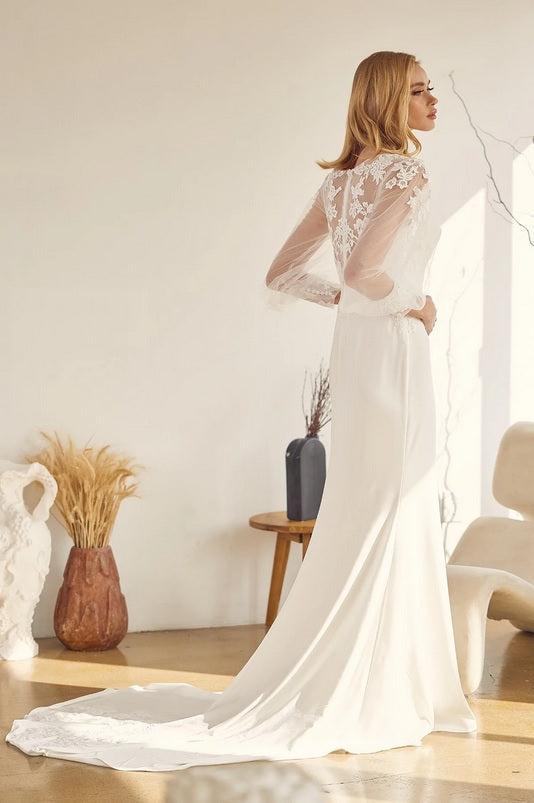 custom made long sleeved mermaid wedding dresses australia envious bridal & formal