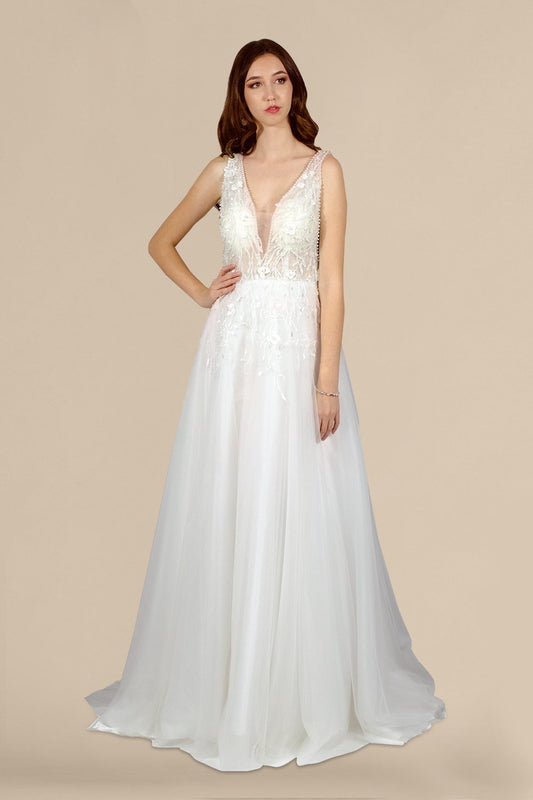 custom made lace bodice A line wedding dresses perth australia envious bridal & formal