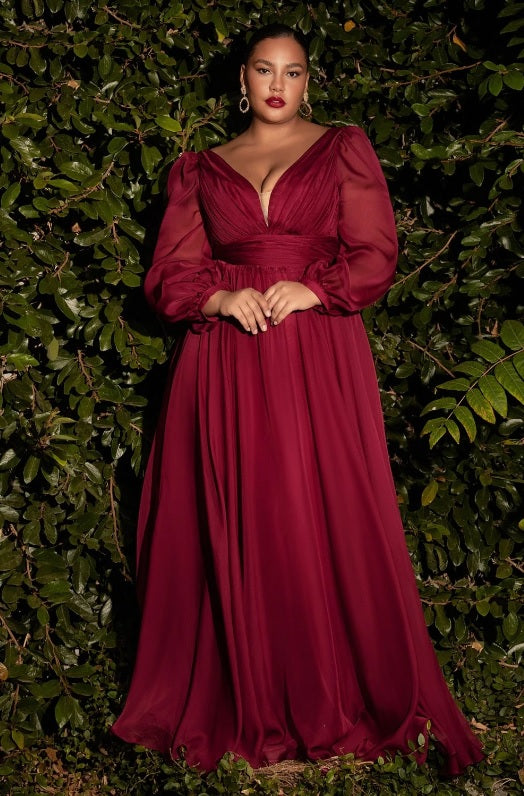 plus size burgundy chiffon long sleeve bridesmaid dresses perth australia envious bridal & formal