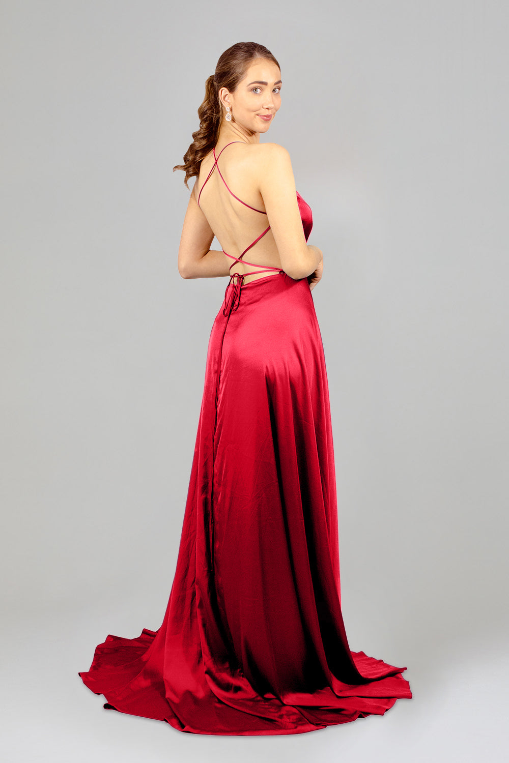 red silk bridesmaid dresses custom made envious bridal & formal