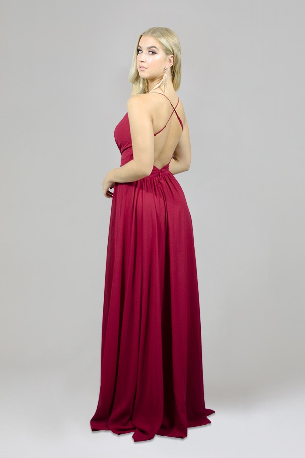 custom made chiffon red long formal bridesmaid dresses perth australia online envious bridal & formal