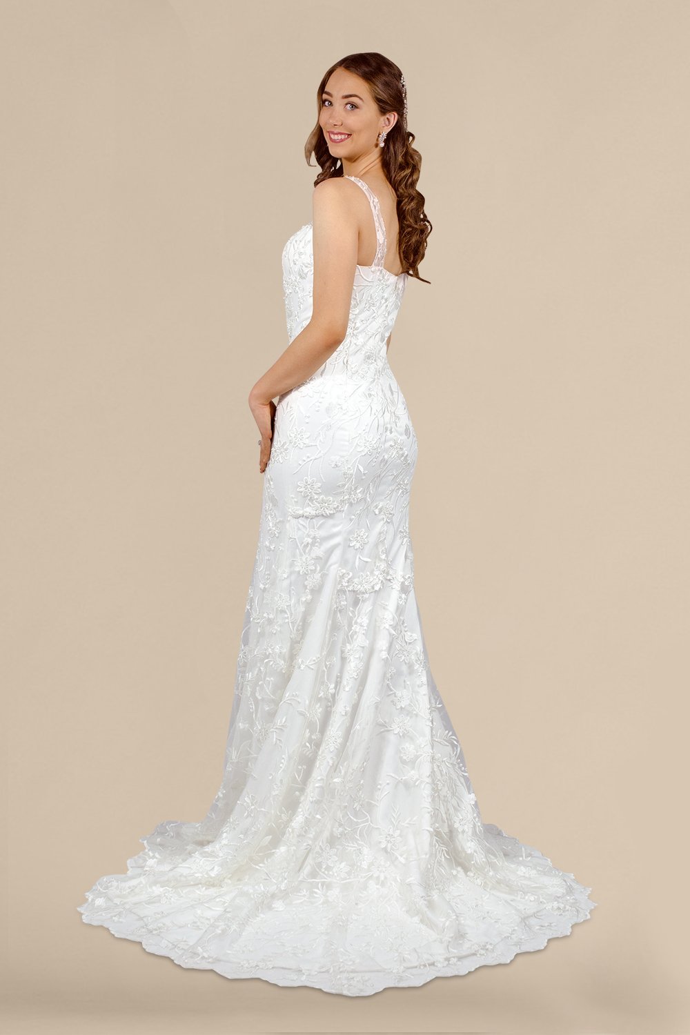 custom made lace beach mermaid wedding gowns perth australia envious bridal & formal dressmaker