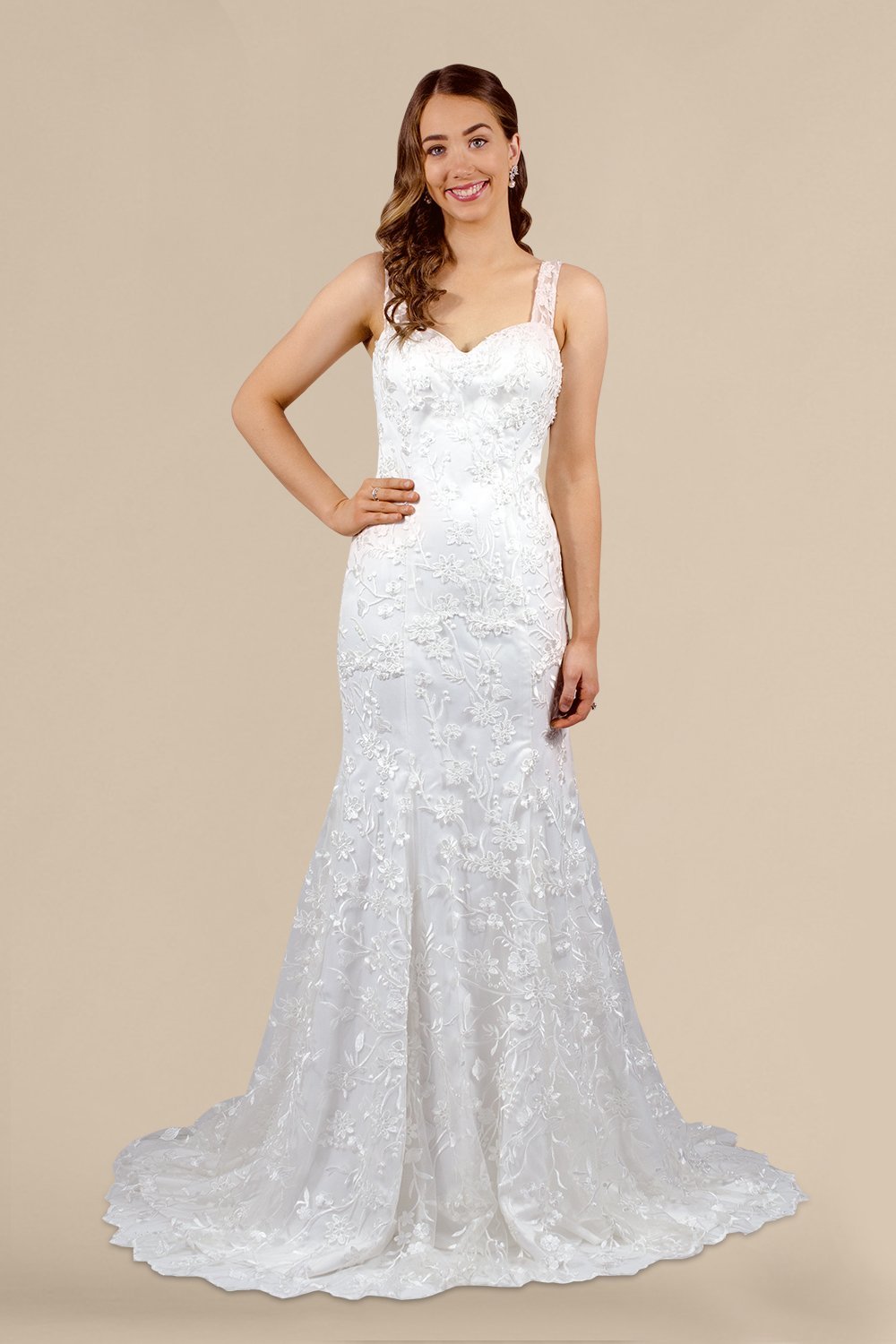 custom made floral lace mermaid wedding dresses perth australia envious bridal & formal