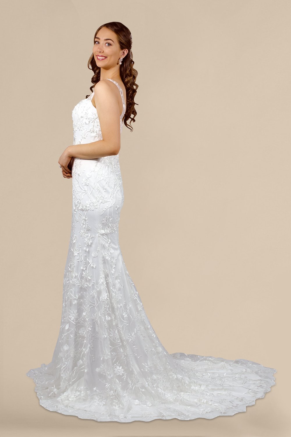 custom made bridal dressmaker lace mermaid beach wedding dresses perth australia envious bridal & formal