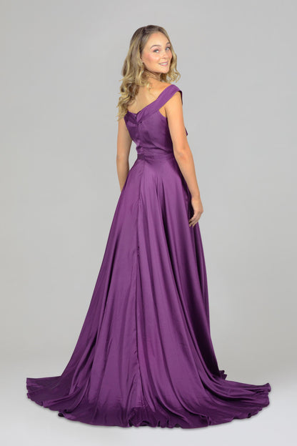 silk satin purple formal dresses australia envious bridal & formal