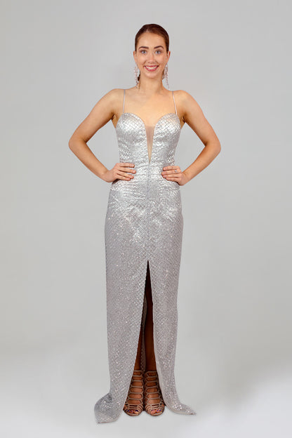 silver glitter formal evening dresses perth envious bridal & formal