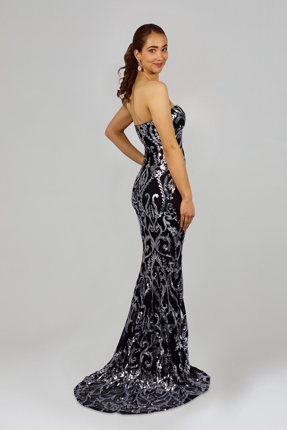 silver seqins ball dresses perth australia online enviou sbridal formal custom made