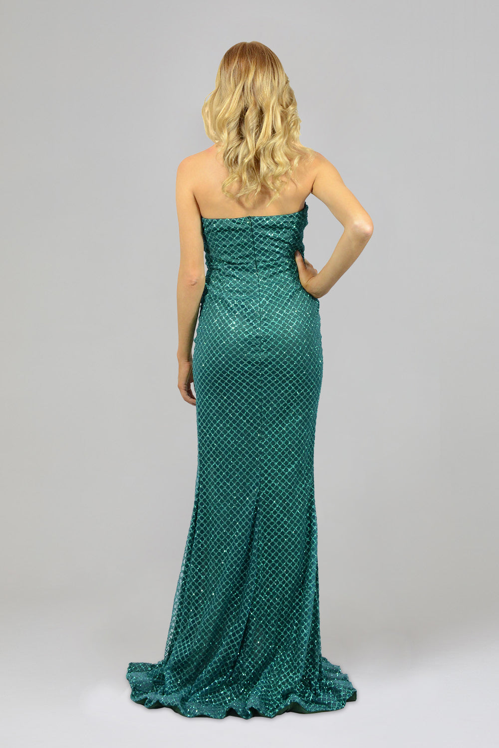 sparkly emerald glitter evening dress australia custom made envious bridal 