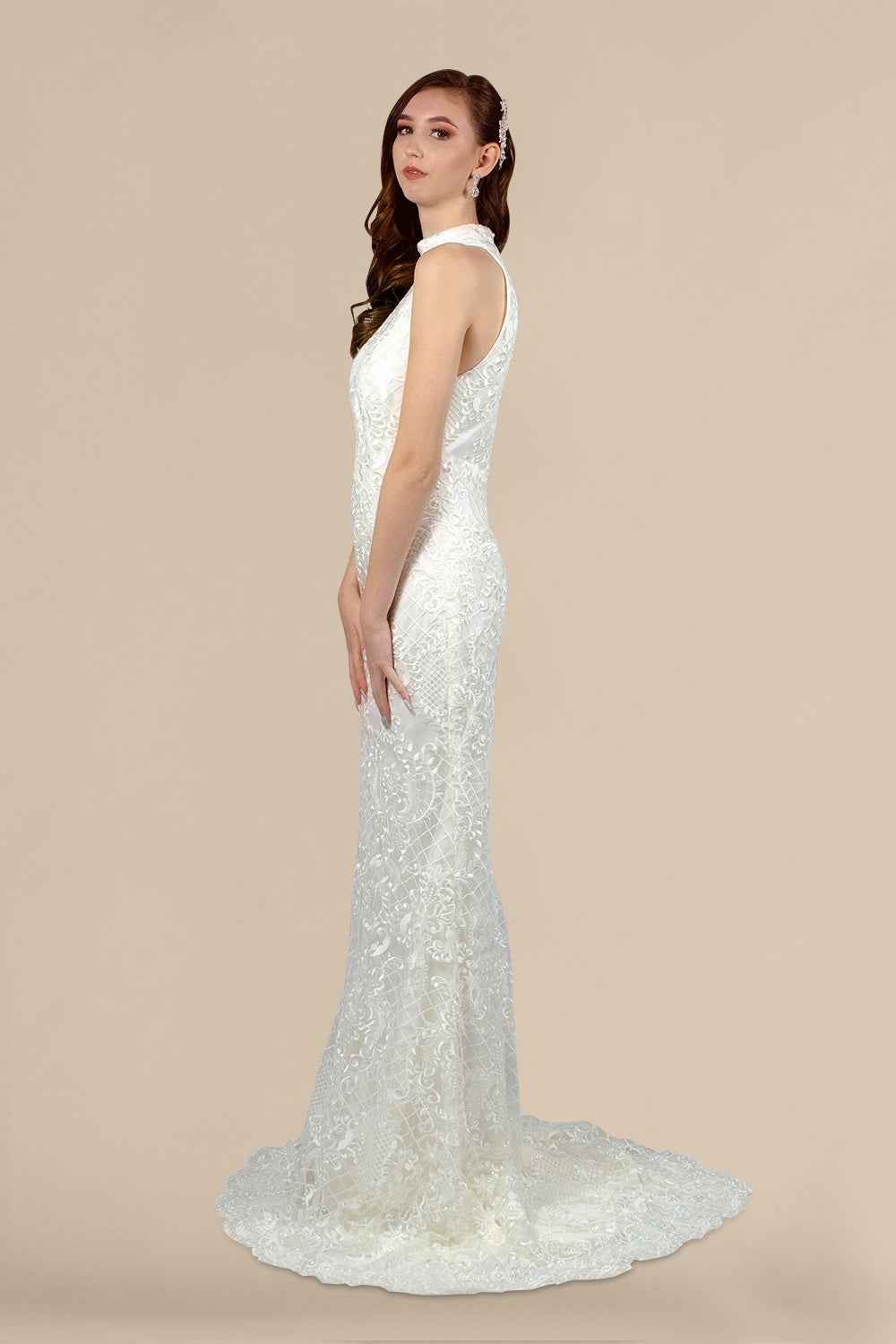 vintage lace designer inspired wedding dresses custom made perth australia envious bridal & formal